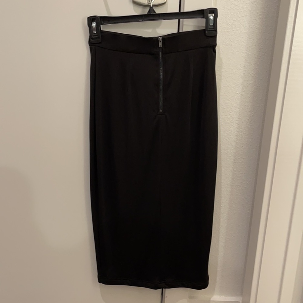 Front Split RISE midi Skirt - Picture 6 of 6